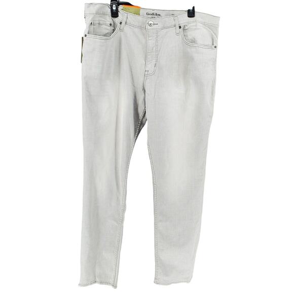 Goodfellow & Co Men's 36W x 32L Premium Slim Lightweight Denim, Light Gray New - Picture 1 of 5